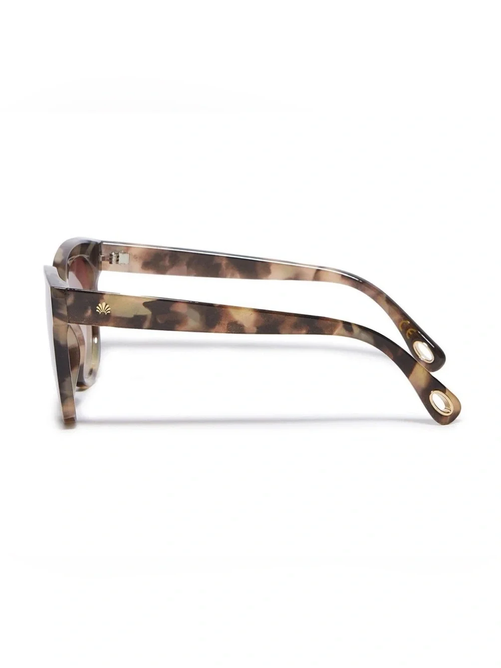 Lele Sadoughi Brooklyn Classic Tortoise Oversized Sunglasses w/ Dust Bag NWT